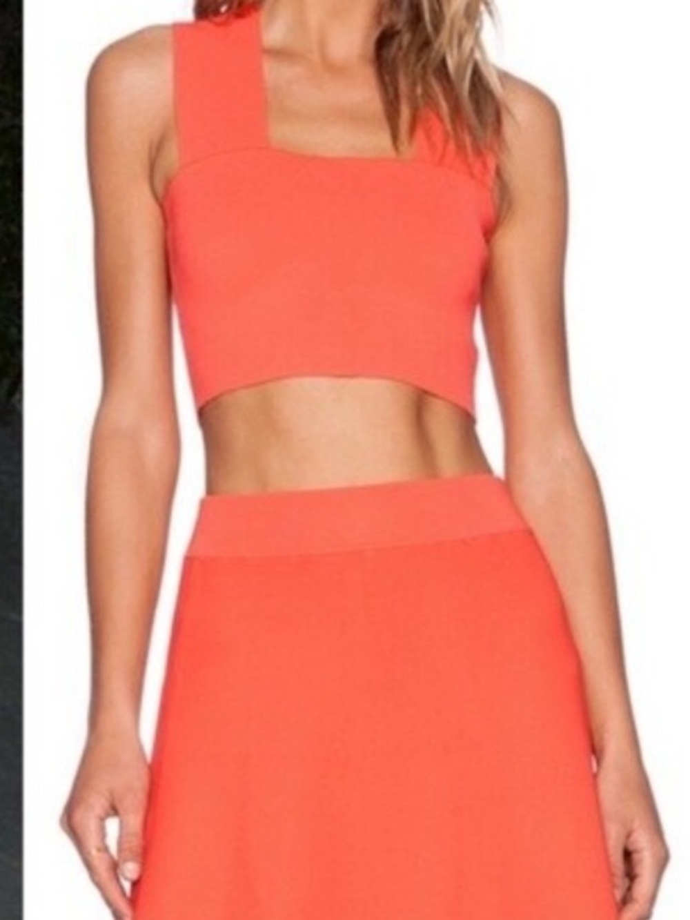 ALC Coral Sunset Ali Crop Top & Matching Skirt XS